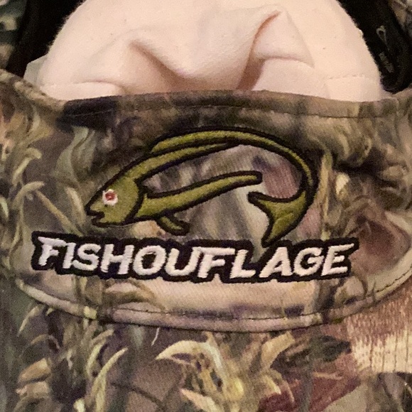 🎣NWT FUN Fishouflage Fishing Camo Visor Must Have For Every Fisherman or Women🎣 - Picture 6 of 8
